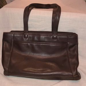 COPY - Genuine leather brown bag by De Bob. EUC 1…